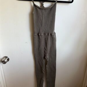 FP Movement by Free People Taupe Jumpsuit
